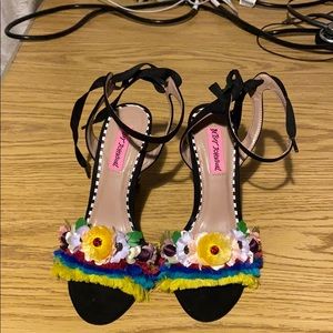 Betsey Johnson Winslow party heels.